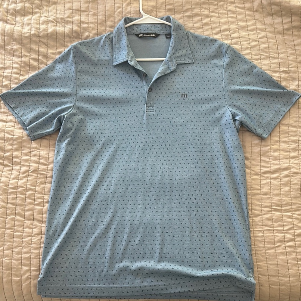 Men's Blue Polo Shirt by Travis Mathew